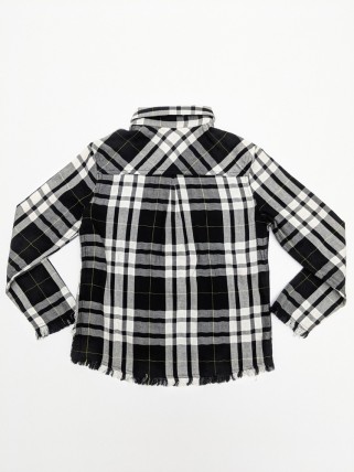 White checkered shirt for girls White checkered shirt for girls