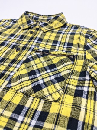 Yellow checkered shirt for boys Yellow checkered shirt for boys