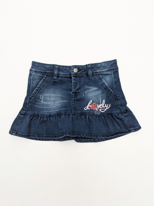 Fustă denim pentru fete Fustă denim pentru fete