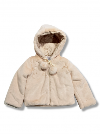 Fur jacket with Hood for girls Fur jacket with Hood for girls