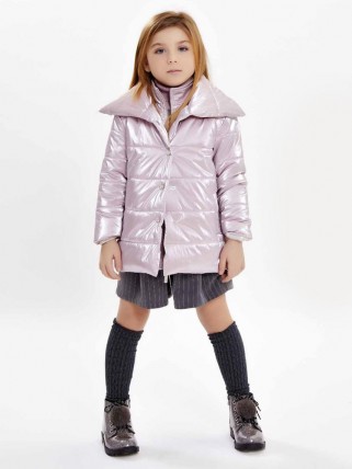 Metallic pink jacket for girls Metallic pink jacket for girls