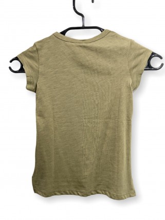 Tricou khaki pentru fete Tricou khaki pentru fete