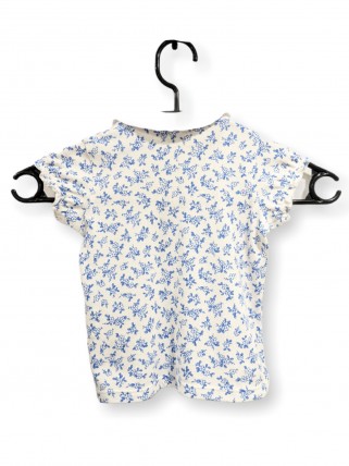 Tricou polo floral pentru fete Tricou polo floral pentru fete