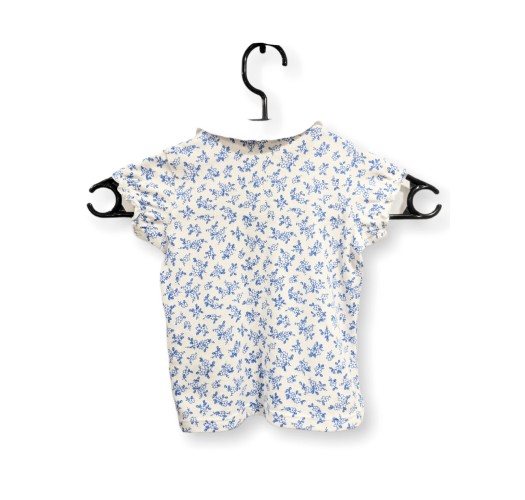 Floral polo shirt for girls