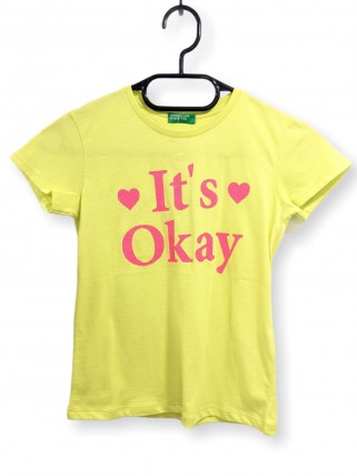 Tricou "It's Okay" pentru fete Tricou "It's Okay" pentru fete