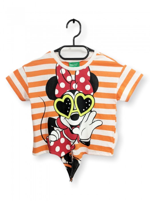 Tricou scurt "Minnie Mouse" pentru fete