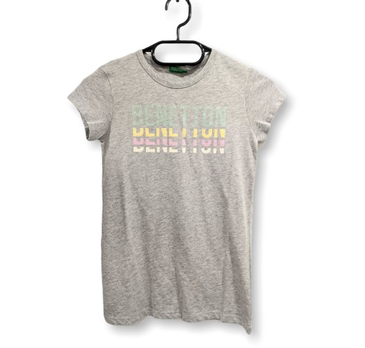Tricou cu imprimeu "Benetton" pentru fete