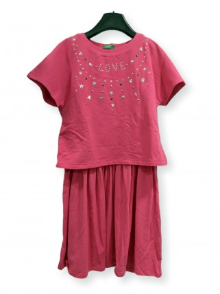 Rochie roz pentru fete Rochie roz pentru fete