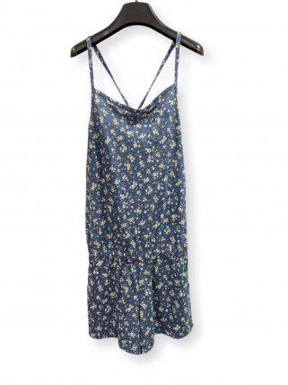 Salopetă cu print floral pentru fete Salopetă cu print floral pentru fete