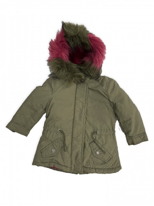 Scurta khaki cu gluga pentru fete Scurta khaki cu gluga pentru fete