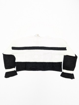 Pulover top alb pentru fete Pulover top alb pentru fete