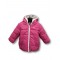 Розовая куртка с капюшоном для девочки