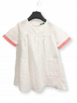 Rochie alba pentru fete Rochie alba pentru fete