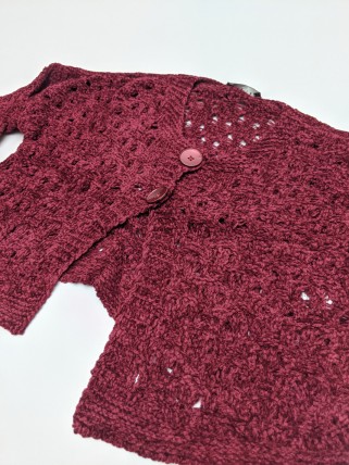 Cardigan bordo pentru fete Cardigan bordo pentru fete