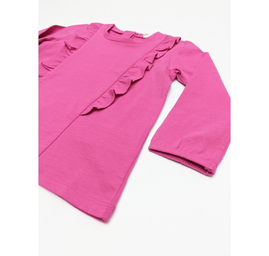 Pulover roz pentru fete