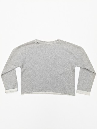 Pulover gri pentru fete Pulover gri pentru fete