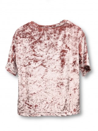 Tricou din velvet pentru fete Tricou din velvet pentru fete