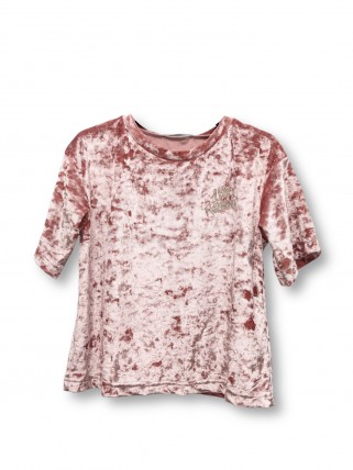 Tricou din velvet pentru fete Tricou din velvet pentru fete